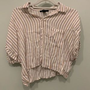 Forever21 striped button up